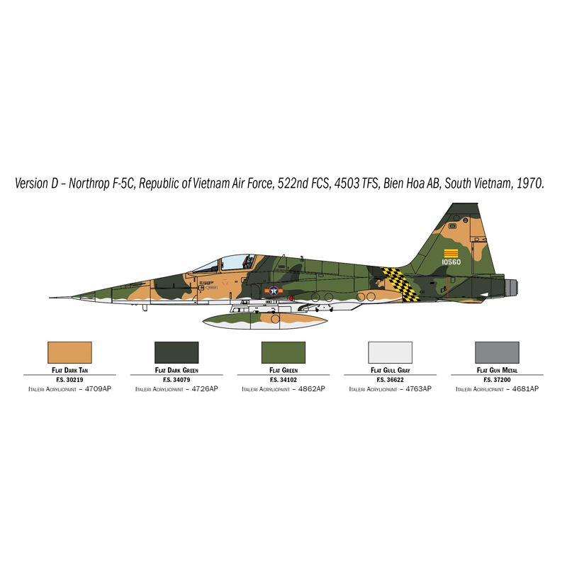 Italeri 1441S F-5A Freedom Fighter